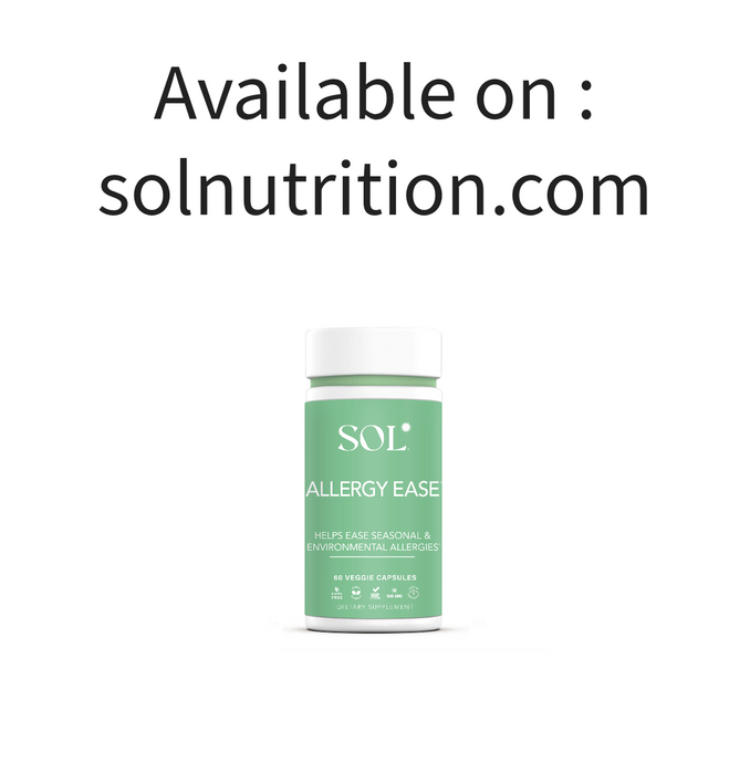 SinusEase (SOLD OUT) available on Sol Nutrition